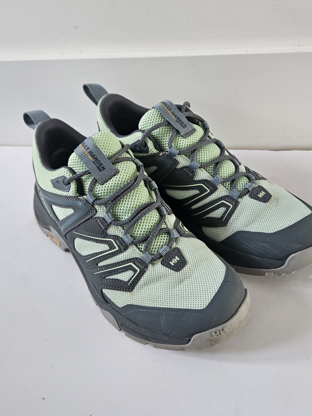 Helly Hansen Mint Green and Gray Women's Trail Sneakers Sz 8.5